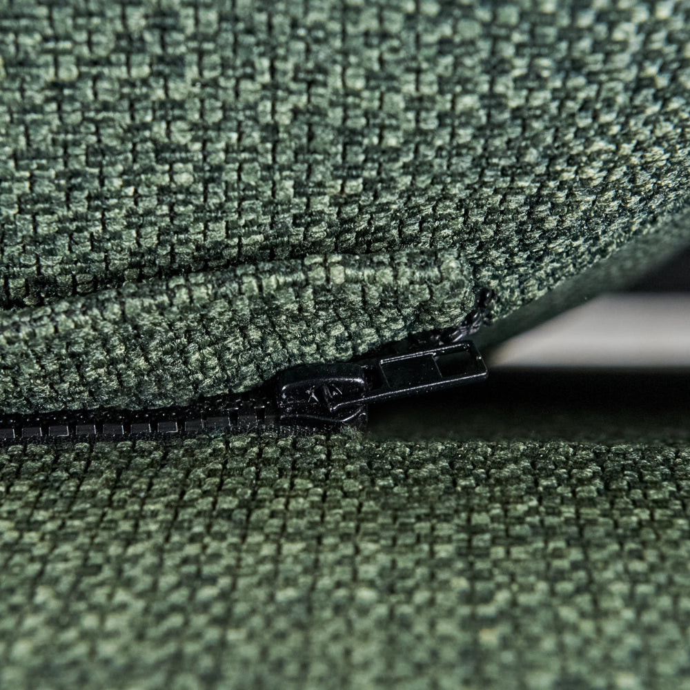 Letto matrimoniale velluto verde scuro 180 x 200 cm testata imbottita