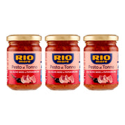 Rio mare pesto al tonno con olive nere e peperoncino 3 vasetti da 130 grammi