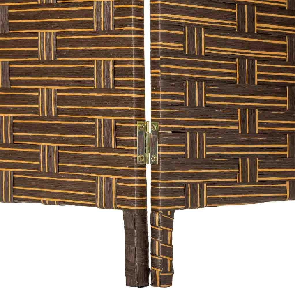 Paravento in carta intrecciata 4 pannelli 50(x4)x3x180h cm