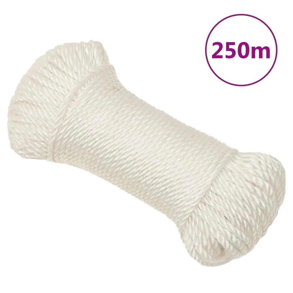 Corda da Lavoro Bianca 6 mm 250 m in Polipropilene
