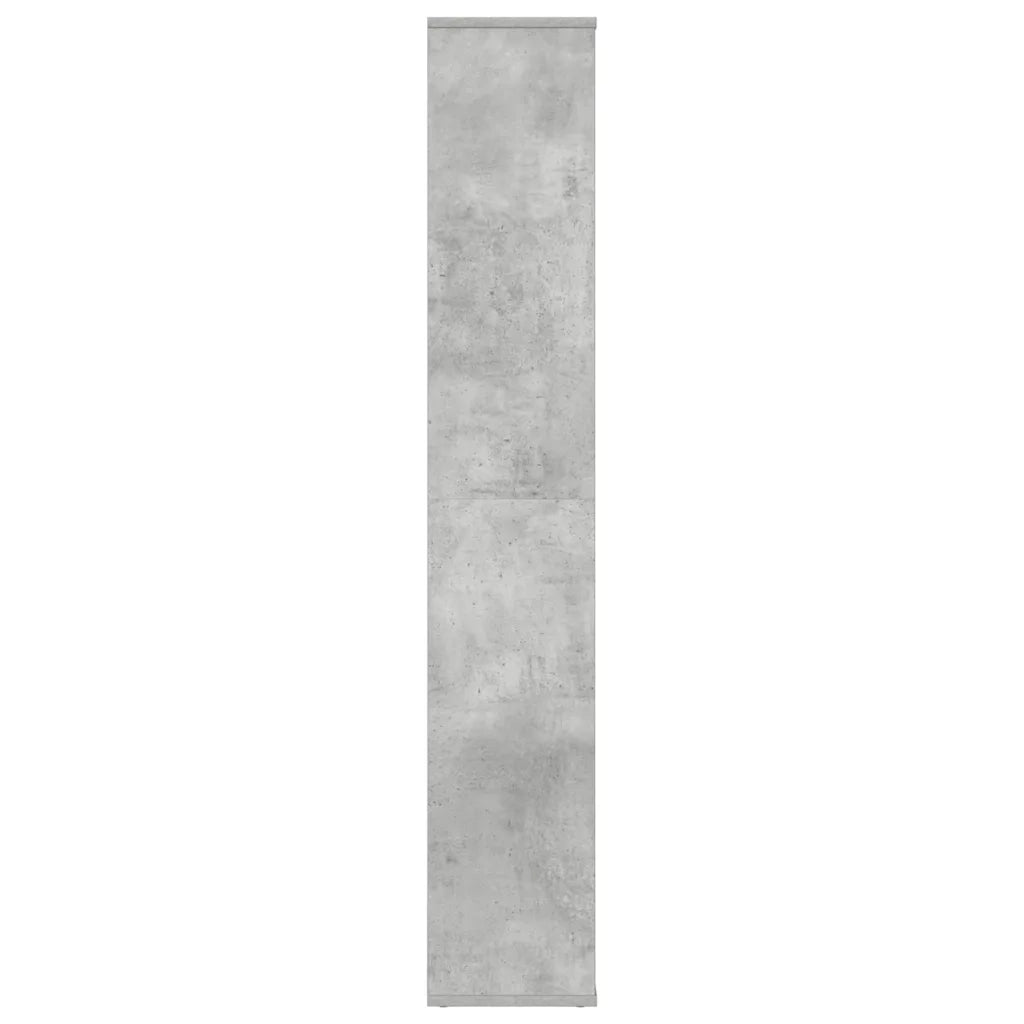 Libreria/Divisorio Ambienti | Divider per stanze | Paravento Grigio Cemento 100x24x140 cm in Multistrato