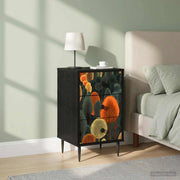 Armadio da Notte ZAANDAM 2 pz Rovere Nero 36 x 33 x 61 cm 8007332