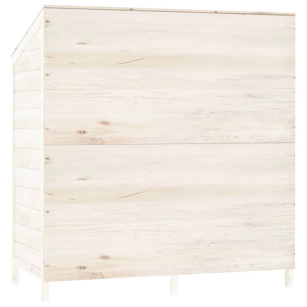 Casetta da giardino 102 x 52 x 112 cm in legno massello di abete bianco 02_0044041