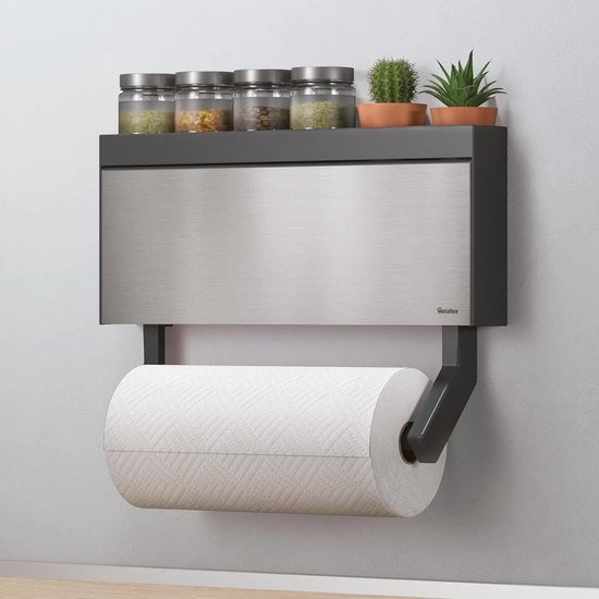 Sostegno per panno da cucina - Montaggio a parete - Design moderno