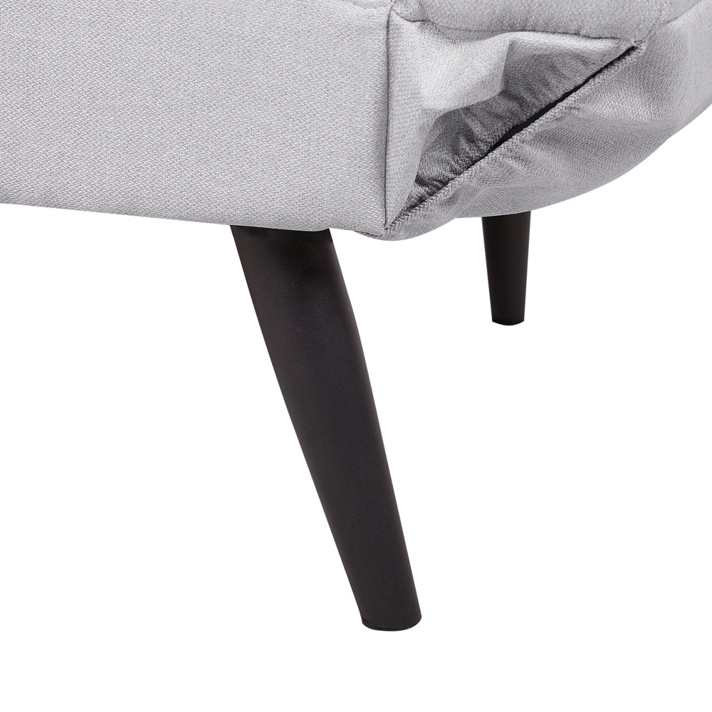 Divano Letto Bianco Divanetto Braccioli Regolabili Minimalista