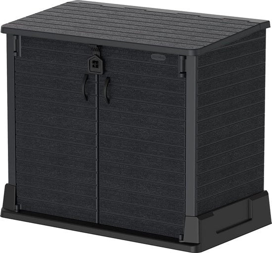Magazzino per attrezzi e barbecue in plastica da giardino 850L - Costruzione duratura per StoreAway