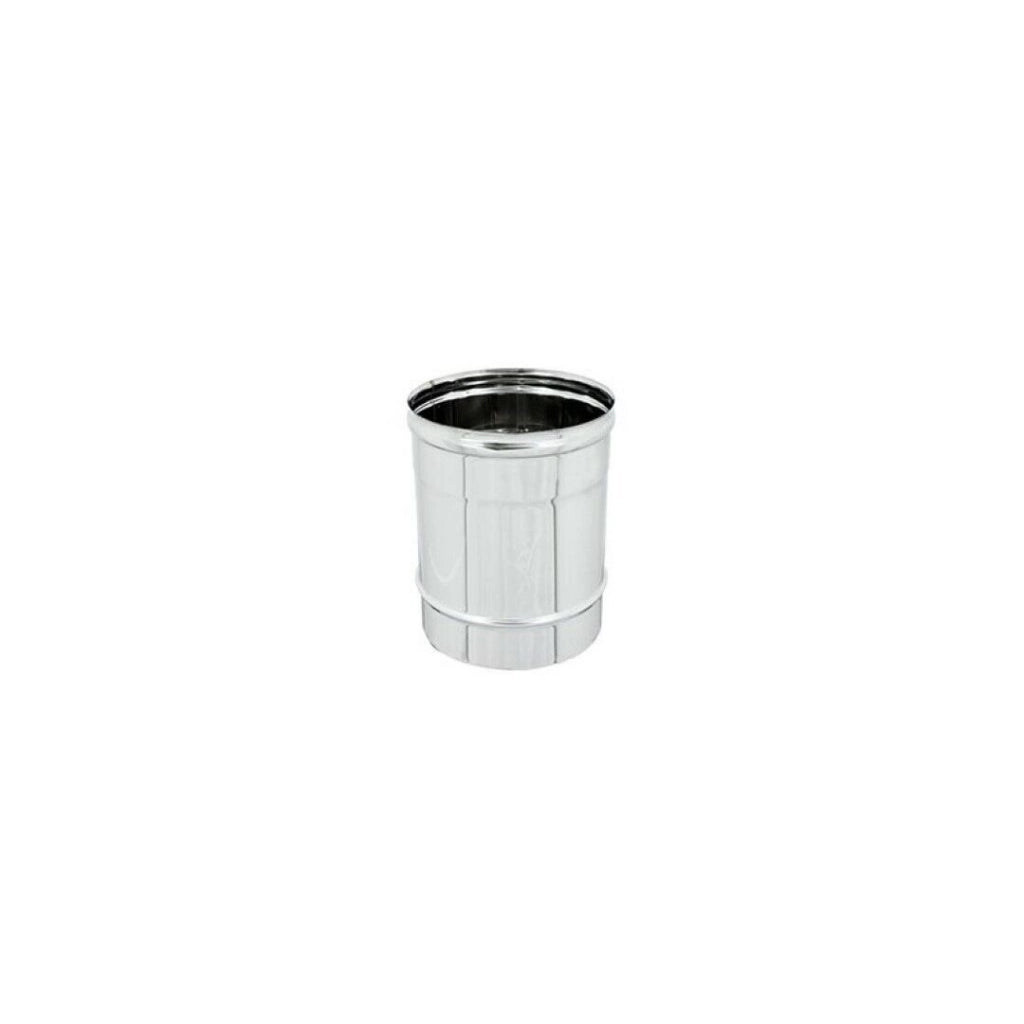 Canna Inox Cm 25 Diametro 80 304L - Zinco Calabria