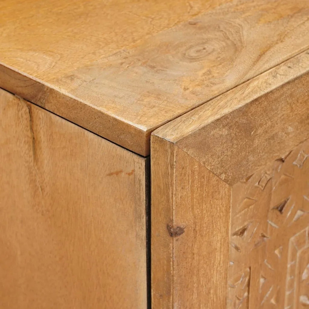 vidaXL Credenza con cassetto con porta Marrone chiaro 60 x 33 x 100 cm