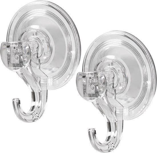 Zuignap con Gancio - Ganci Autoadesivi - Grucce da Appendere - Grucce da Appendere Autoadesivi - Zucca adesiva per bagno/cucina - grucce da appendere - plastica