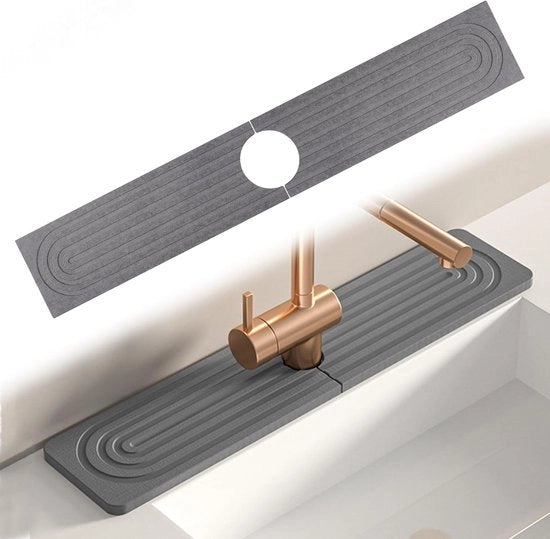 Diatomiet Afvoerbescherming per 60 x 10 cm, Super Assorbente e Mattoncino Antiscivolo per Cucina e Bagno