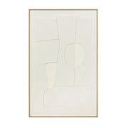 Decorazione da parete 3D Yelena bianca 116x75 cm