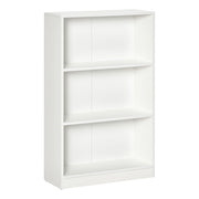 Libreria con 3 Scomparti per Libri ¨C zephmum ¨C 62.2x24x102.4 cm Bianco
