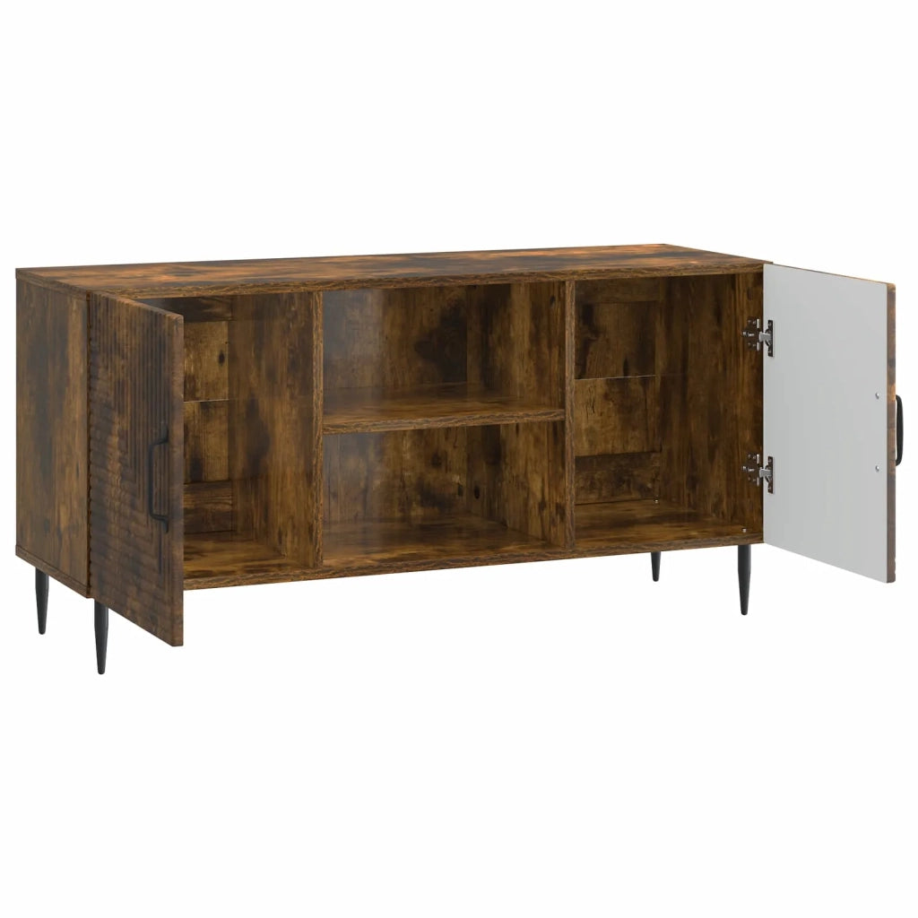 Mobile TV | Armadietto TV | Mobile Porta TV Rovere Fumo 102 x 34,5 x 50 cm Legno ingegnerizzato
