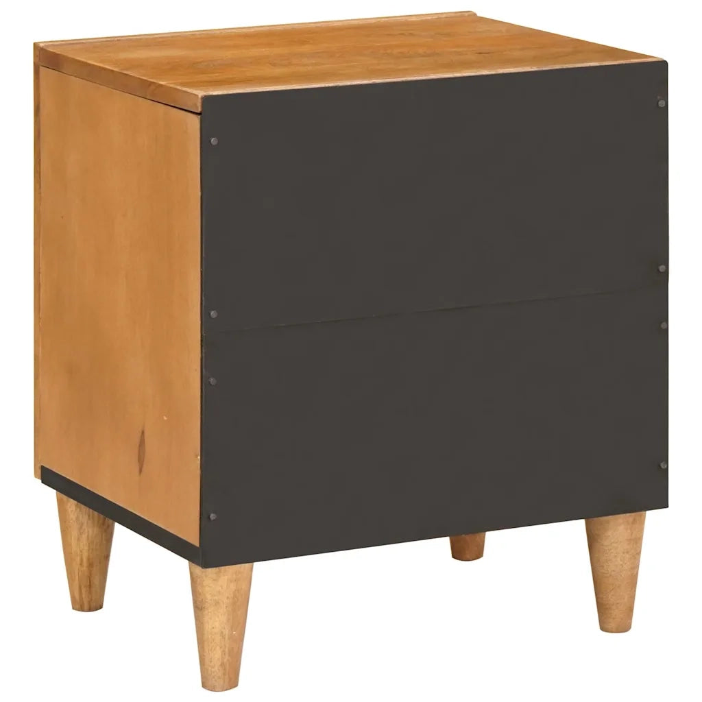 vidaXL Comodino 2 pcs Marrone chiaro 40 x 33 x 46 cm