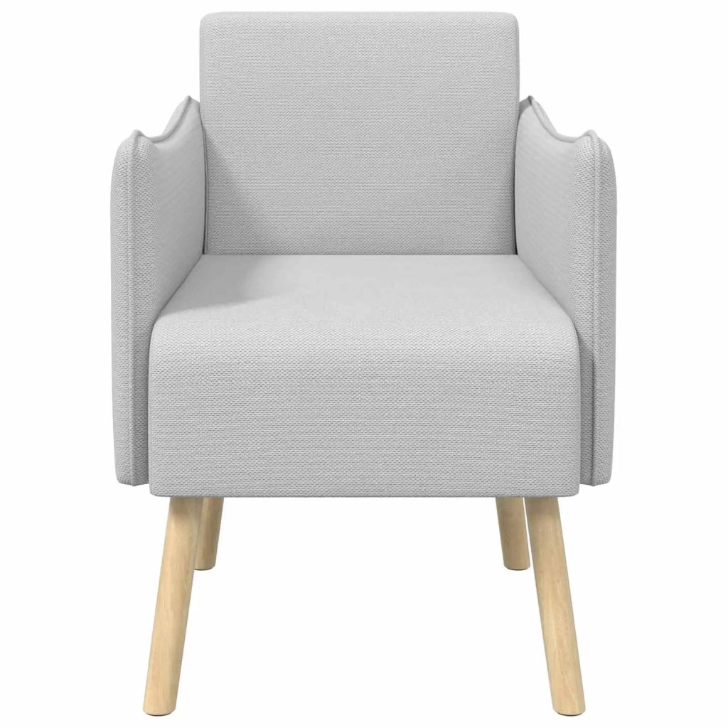 Sedia d'accento Grigio Chiaro Velluto a grana fine 42044846