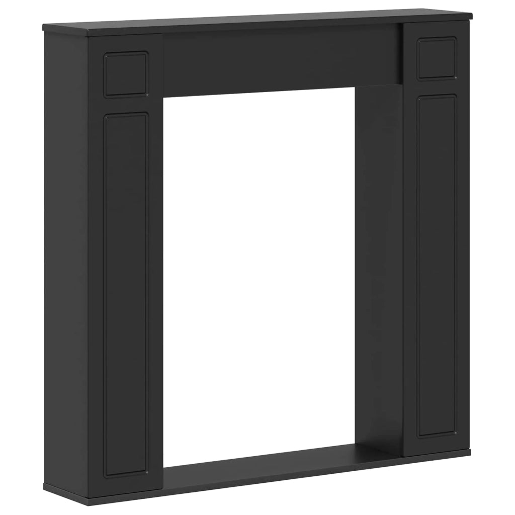 Cornice per camino Nero 100 x 20 x 100 cm Legno ingegnerizzato 8006616