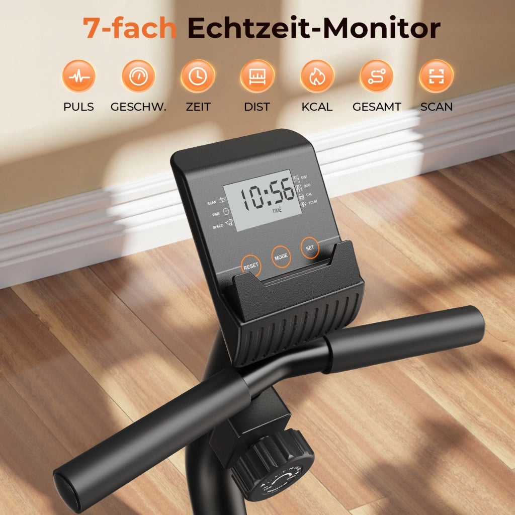 Cicloergometro YOSUDA ¨C zephmum ¨C 16 livelli, freno magnetico, 160kg, LCD