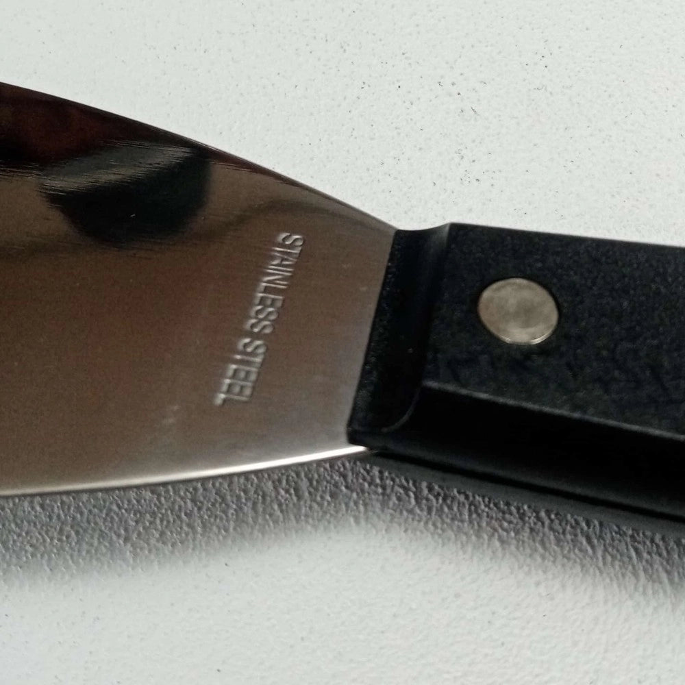 Fiorellini spatola raschietto inox da 140mm con manico in legno