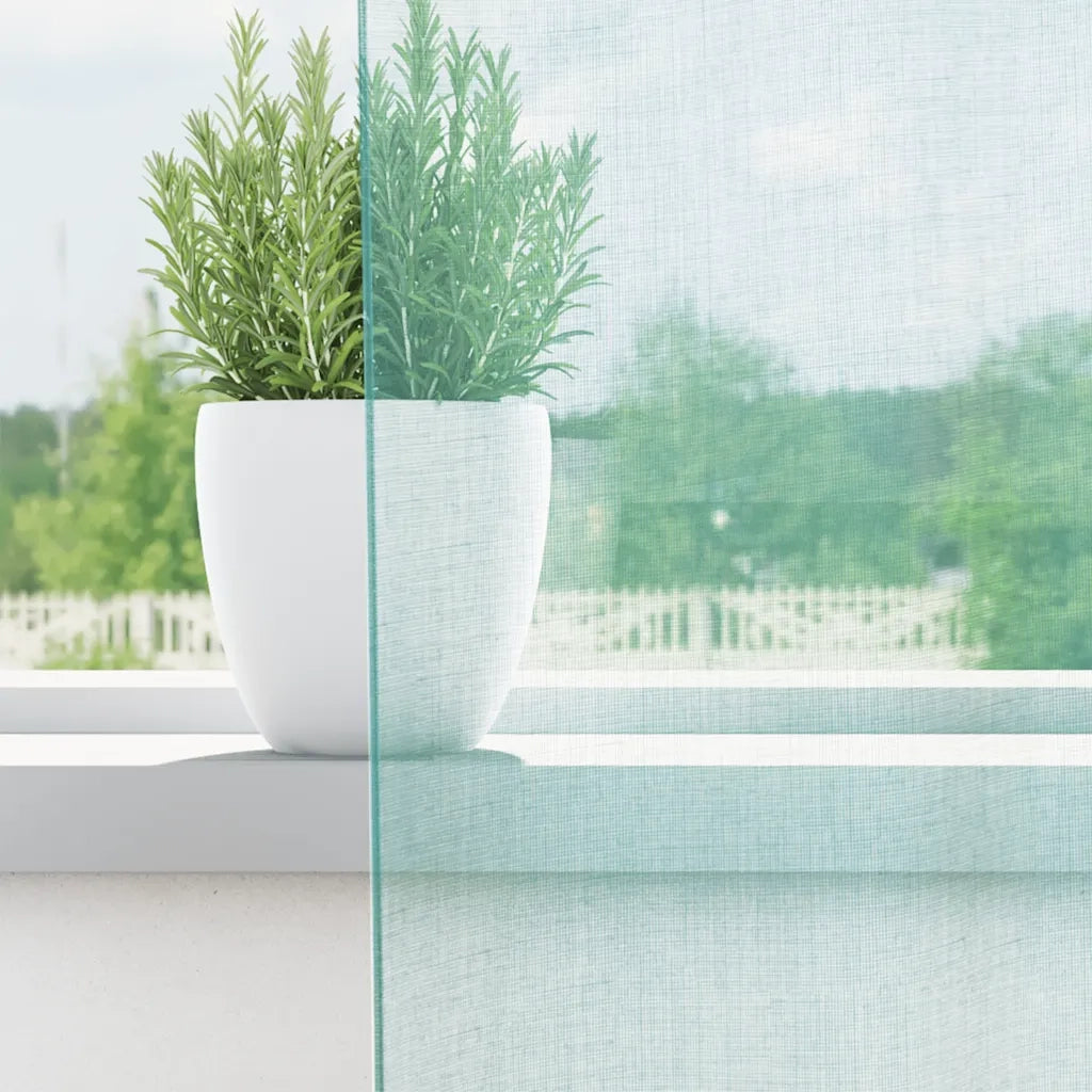 Tende in Voile con Occhielli 2 pz Turchese 4102147