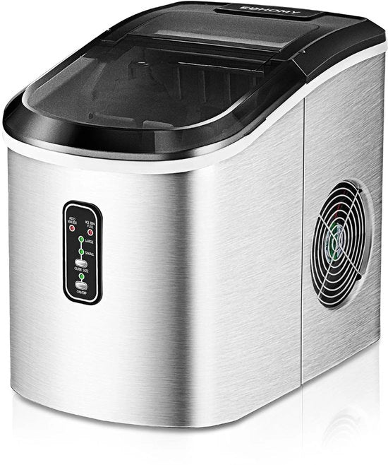 Macchina per la produzione di blocchi di ghiaccio - Blocchi di ghiaccio in soli 9 minuti - Ideale per uso domestico e commerciale