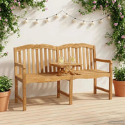 Panchina in legno intagliata a mano Naturale 155 x 60 x 94 cm