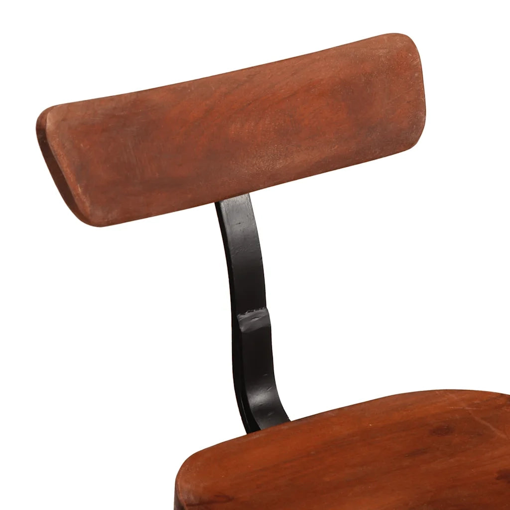 Sgabelli da Bar 2 pz 49x43x88 cm in Legno Massello di Mango 4013525