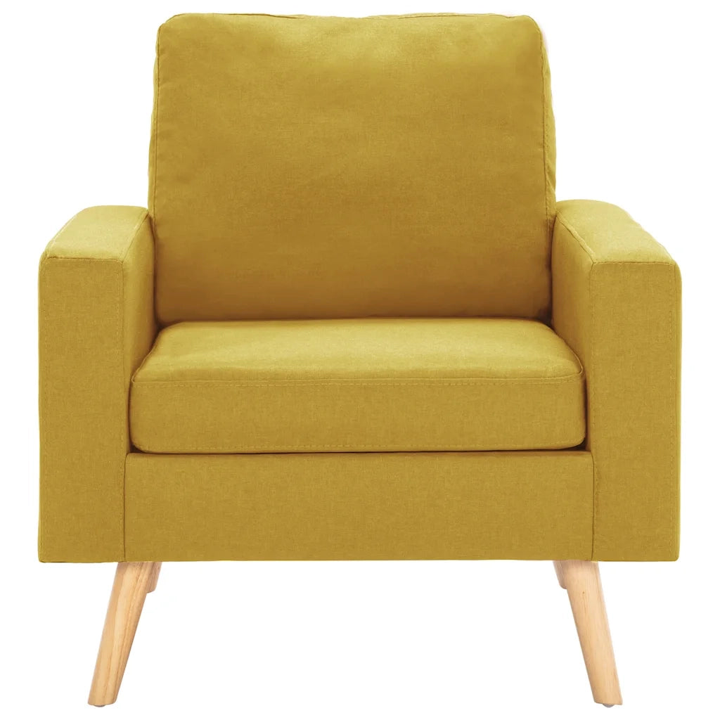 Poltrona Gialla in Tessuto cod mxl 32580