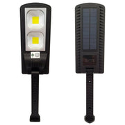 Trade Shop - Faro Lampione Stradale Pannello Solare Fotovoltaico Sensore 120w 60 Led Cob 9330 -
