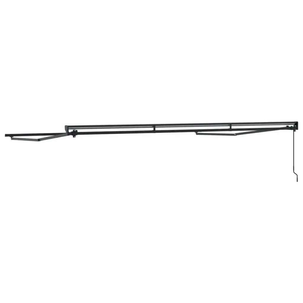 Telaio di tenda manuale Regolabile Antracite 4 x 2 m Acciaio