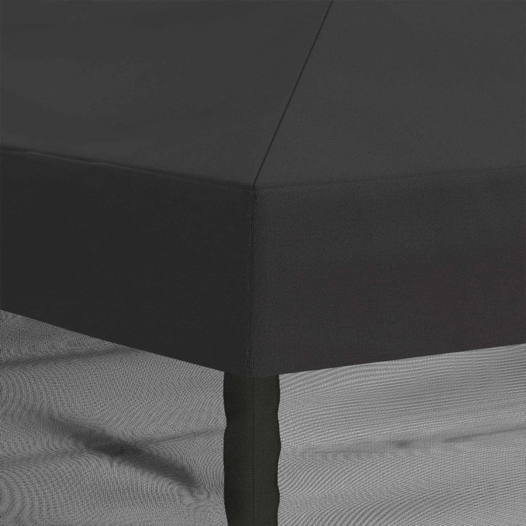 Copertura Gazebo con Pareti Laterali 6 x 3 m Antracite 900412