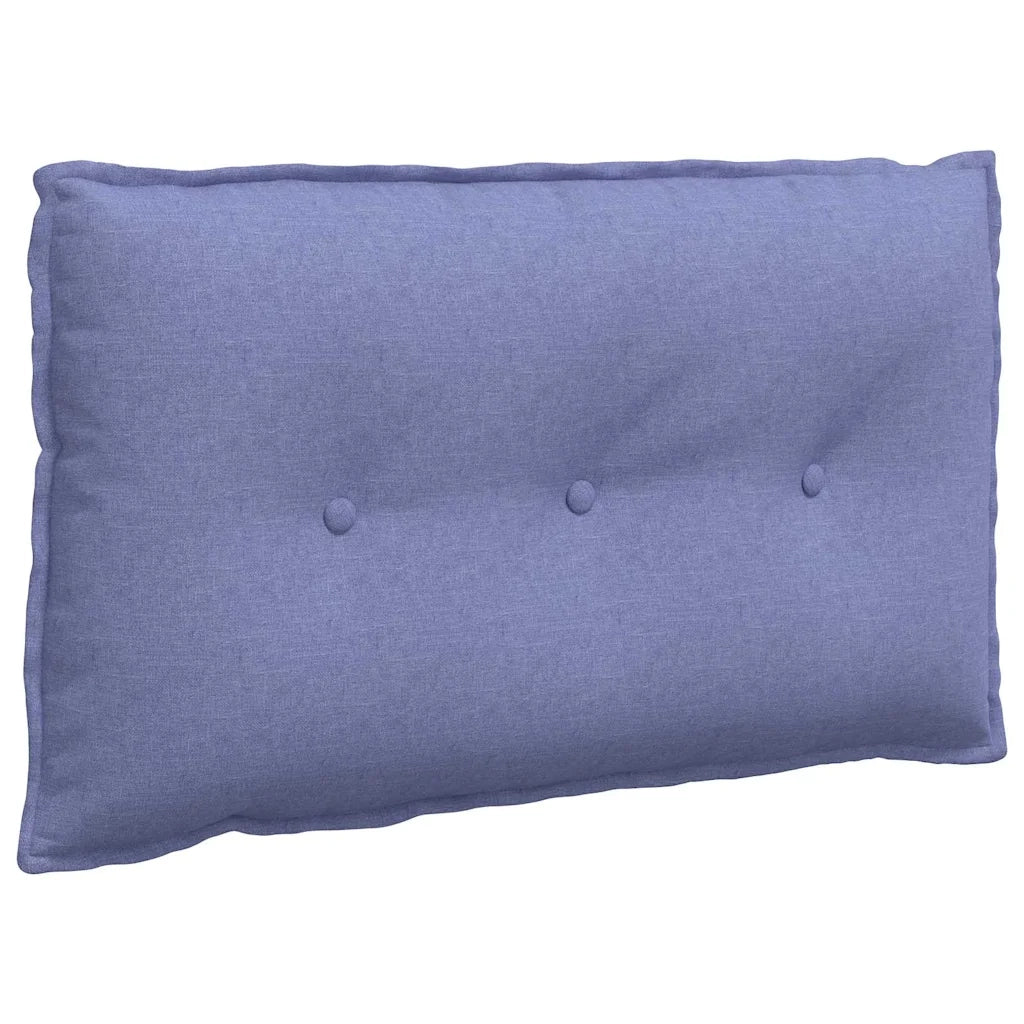 Cuscino per Schiena | Cuscino dorsale Blu jeans 80 x 19 x 50 cm Tessuto