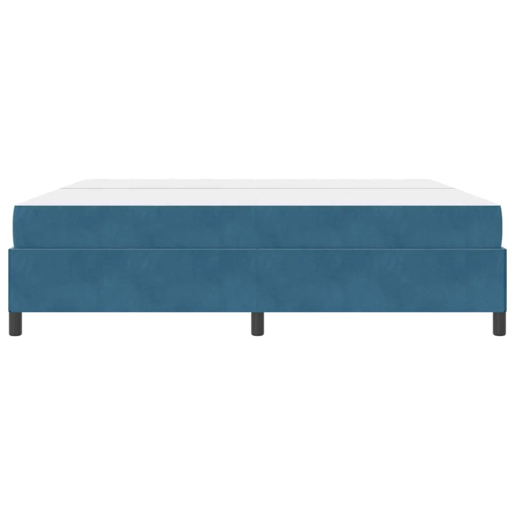 Struttura del letto Blu Scuro 200 x 200 cm Tessuto