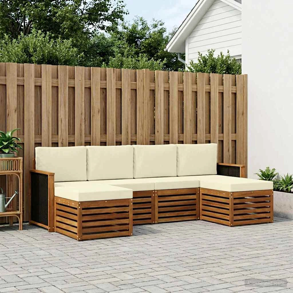 Set di divani da esterno 5 pz 3384671