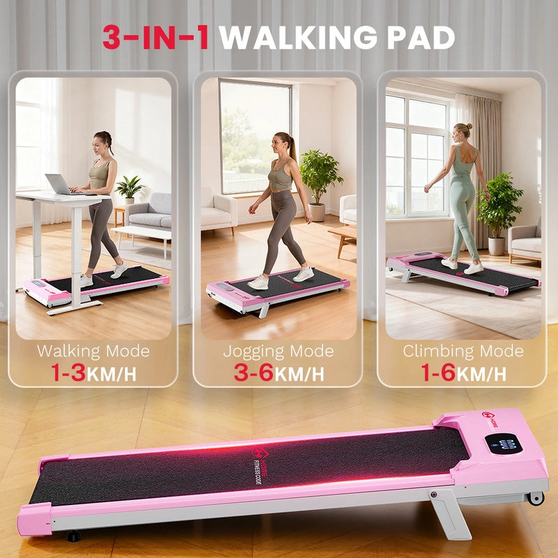 TAPIS ROULANT SOTTO SCRIVANIA CON AMMORTIZZAZIONE, TAPIS ROULANT PORTATILE ULTRA-SOTTILE