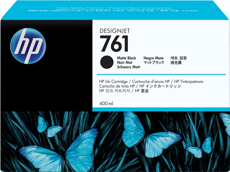 HP Cartuccia inchiostro nero opaco DesignJet 761, 400 ml