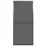 Schermo Insetti a Battente Marrone e Nero 100 x 215 cm CFW3895968