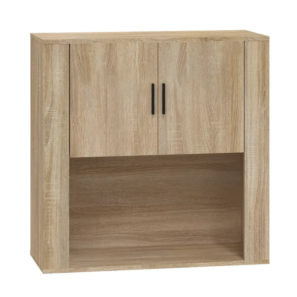 Armadietto a Muro Rovere Sonoma 80x33x80 cm Legno Multistrato cod mxl 24150