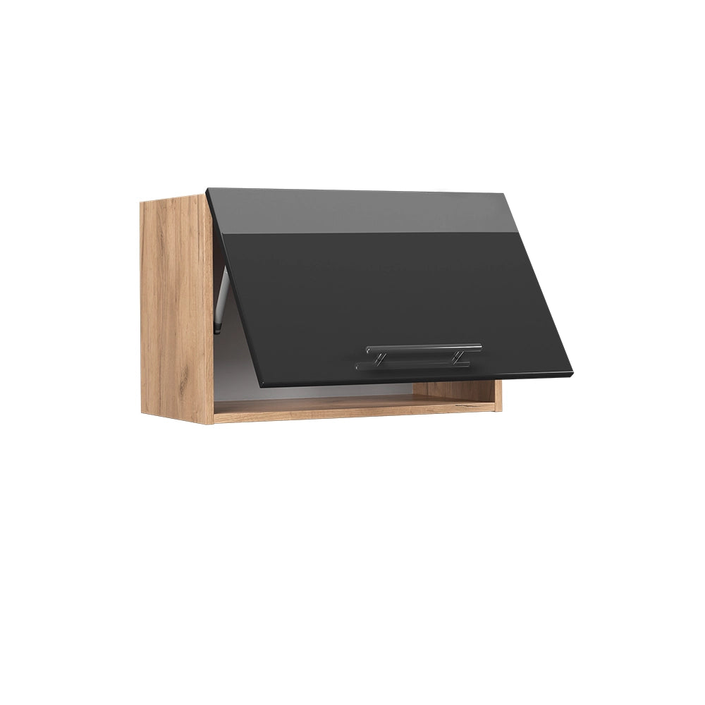 Vicco Pensile da cucina Antracite lucido 60 cm Piatto
