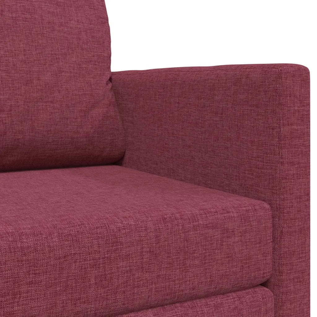 Divano letto 110cm Rosso Vino Tessuto 4106694