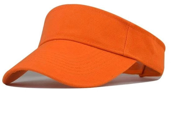Zonnekleppen per fermo per uomo e donna - Katoen - Fissi e Verstelbile - Oranje