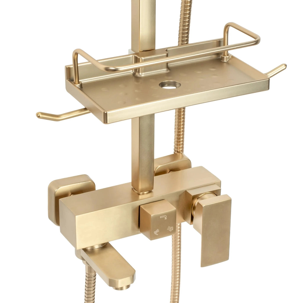 Set Doccia Rea Jack Brushed Gold