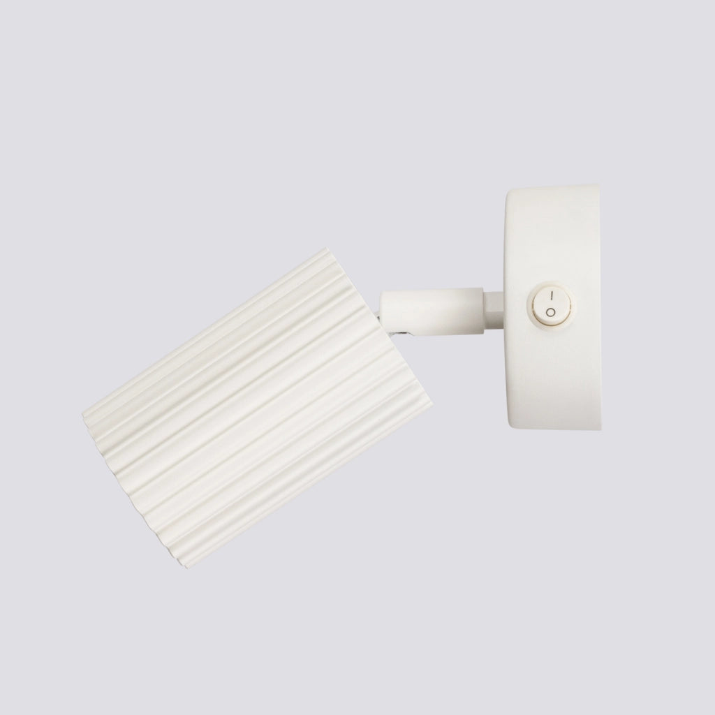 Applique beige moderna orientabile con interruttore GU10 Pure Lume