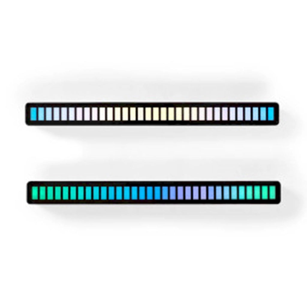 64 LED RGB Gaming Light Duo Pack per Desktop / Laptop con microfono Nero Nedis