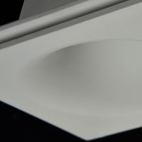 Faretto da incasso Downlight in Gesso Gyps Modern Bianco