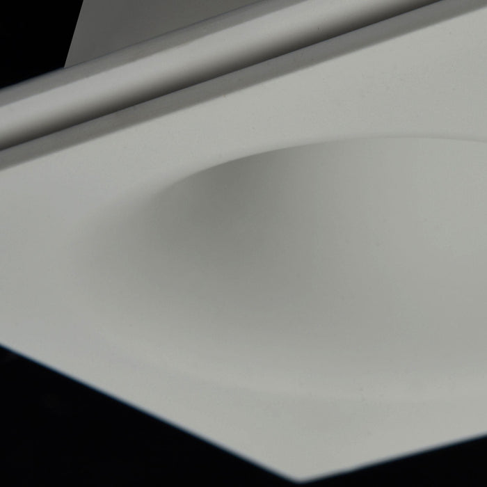 Faretto da incasso Downlight in Gesso Gyps Modern Bianco