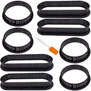 Set di 8 Forme per Torta con Foro - Multifunzionale - Realizzato in Materiale di Alta Qualità di Plastica