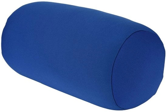 Cuscino per viaggi - Piuma microsfere - Blu - Dimensioni 30x14 cm