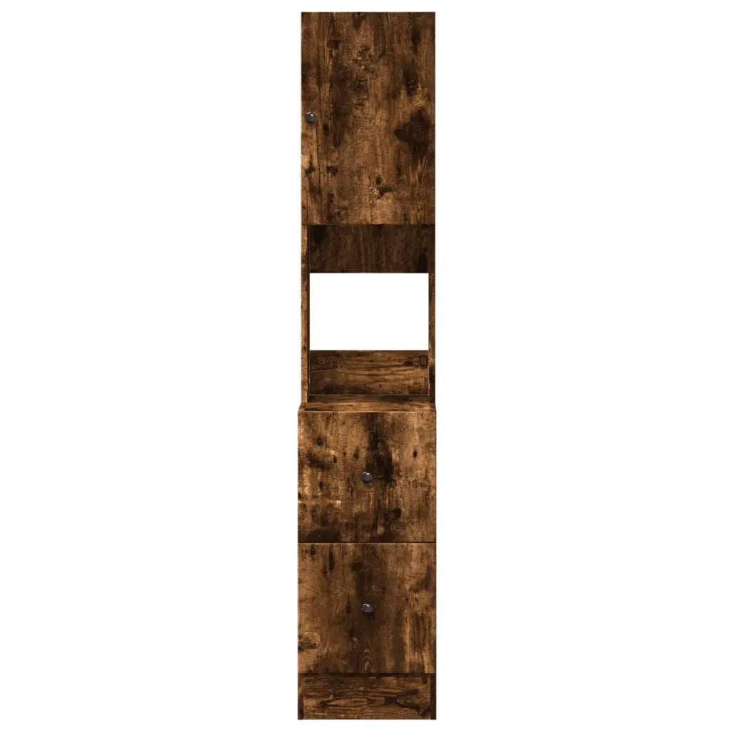 Mobile da cucina in rovere affumicato 35 x 50 x 180 cm pratico spazio contenitivo design contemporaneo in legno di rovere affumicato 02_0049421