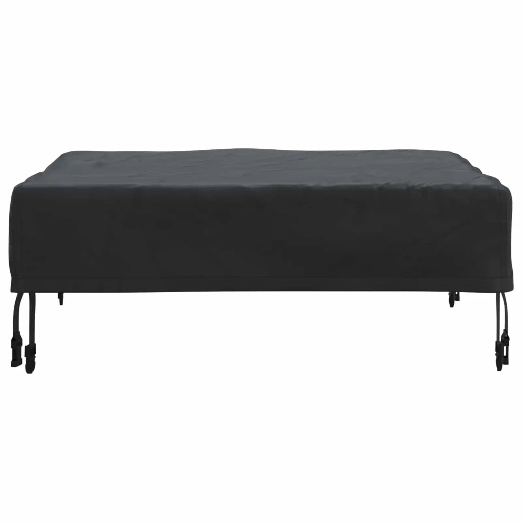 Copertura Tavolo Tinta unita Nero 82 x 82 x 15 cm Tessuto 4106078