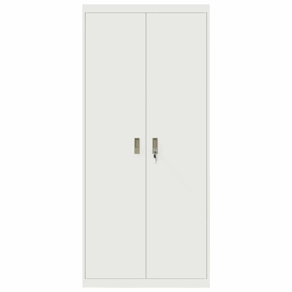 Armadio Bianco 90 x 40 x 200 cm Acciaio